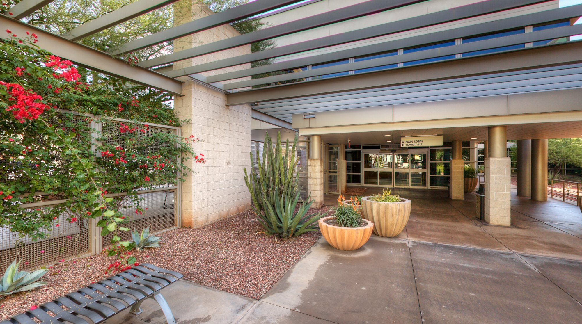 Main Hospital Entrance Garden